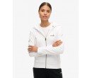 SUPERDRY Sweat à capuche zippé uni