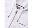 SUPERDRY Sweat à capuche zippé uni