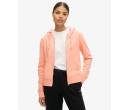 SUPERDRY Sweat à capuche zippé uni