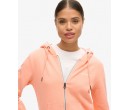 SUPERDRY Sweat à capuche zippé uni