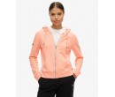 SUPERDRY Sweat à capuche zippé uni