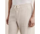 Pantalon élastiqué beige IZAC