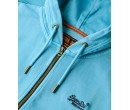 Sweat à capuche délavé zippé à logo Essential SUPERDRY