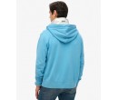 Sweat à capuche délavé zippé à logo Essential SUPERDRY