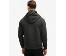 Sweat à capuche délavé zippé à logo Essential