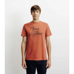 T-shirt imprimé rouge clair 