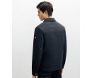 Blouson col chemise marine