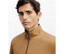 Blouson col chemise camel 