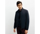 Blouson col chemise marine