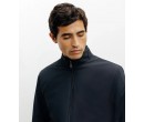 Blouson col chemise marine