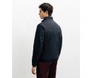 Blouson col chemise marine