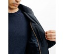 Blouson col chemise marine