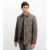 Blouson col chemise taupe IZAC