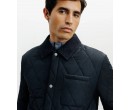 Blouson col chemise marine IZAC