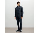 Blouson col chemise marine IZAC