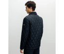 Blouson col chemise marine IZAC