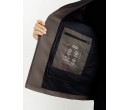 Blouson col chemise taupe IZAC