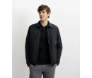 Blouson col chemise noir IZAC