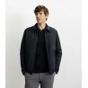 Blouson col chemise noir IZAC