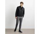 Blouson col chemise noir IZAC