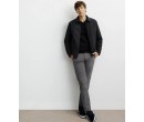 Blouson col chemise noir IZAC