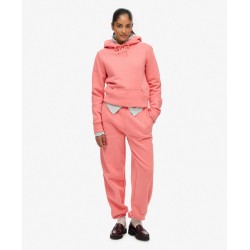 Jogging Superdry Femme rose  coupe détendue