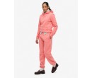Jogging Superdry Femme rose  coupe détendue