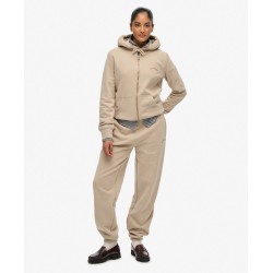 Jogging Superdry Femme gris pierre,  coupe détendue