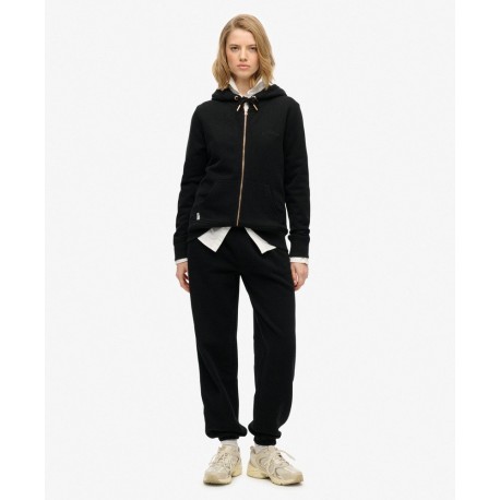Jogging Superdry Femme noir,  coupe détendue