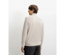 Pull col montant 100% cachemire BEIGE
