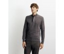 Pull col montant 100% cachemire Marron