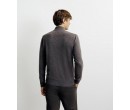 Pull col montant 100% cachemire Marron
