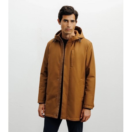 Parka mi-saison camel IZAC