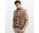 Doudoune sans manche taupe IZAC