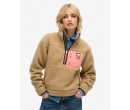 Pull polaire sherpa moutonnée