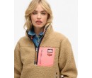 Pull polaire sherpa moutonnée