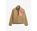 Pull polaire sherpa moutonnée
