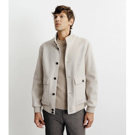 Blouson col officier IZAC