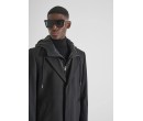 Manteau à doublure amovible noir Antony Morato