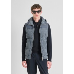 Doudoune sans manche velours Antony Morato