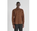 Chemise imprimé géométrique tabac Antony Morato