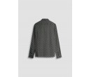 Chemise imprimé géométrique olive Antony Morato