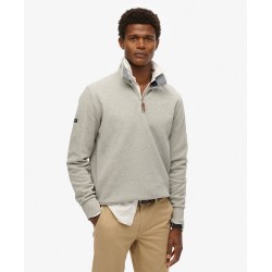 Sweat Demi- – Style Vintage  Core Pique Half Zip – Superdry Original & Vintage  Sweat Col Montant – Coupe Standard