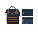 1 sac à dos mini + 2 poches / Chicago /  Couleur : blue