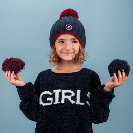 Bonnet Milky Navy kids Cabaia sur cosmo-lepuy.fr 